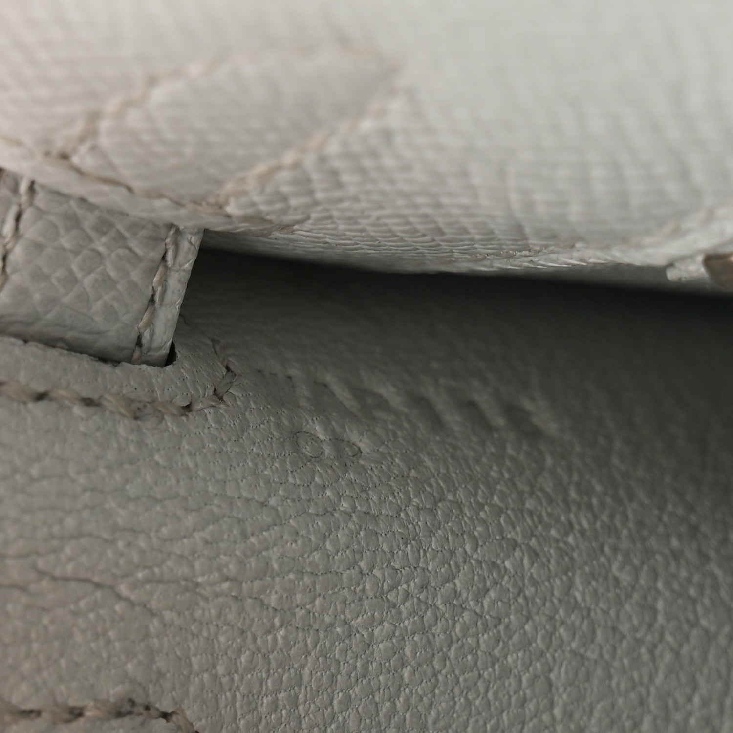 Hermes Epsom Kelly Sellier 25 Gris Platine 7 of 10