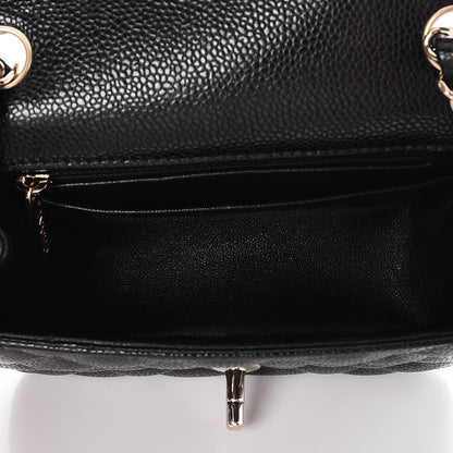 Chanel Caviar Quilted Mini Square Flap Black 5 of 8