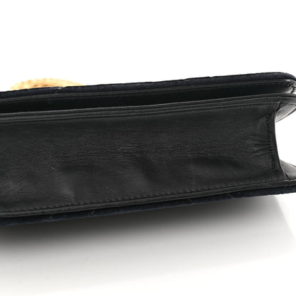 Gucci Velvet Matelasse GG Marmont Mini Bag Black 18 of 21