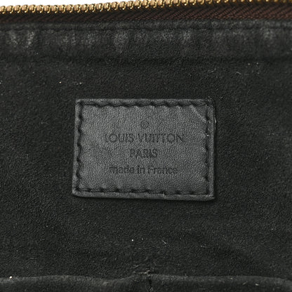 Louis Vuitton Monogram Flower Zipped Tote MM Black 8 of 22