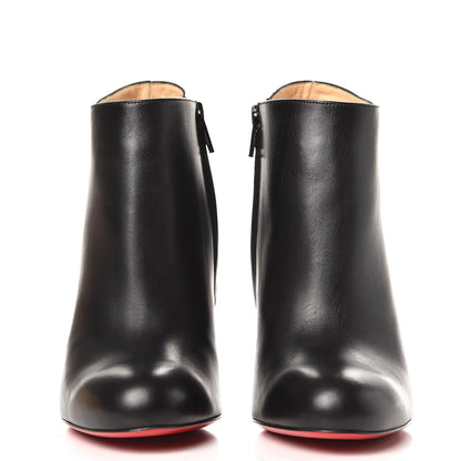 Christian Louboutin Calfskin Belle 100 Ankle Boots 37.5 Black 2 of 10