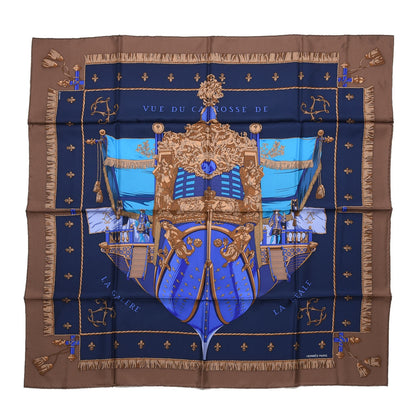 Hermes Silk Vue Du Carosse De La Galere La Reale Scarf 90 1 of 5