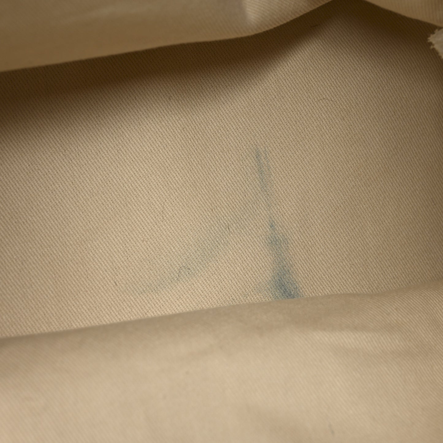 Denim Embroidered Night Flight Tote Blue