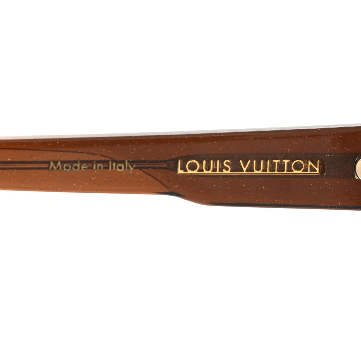 Louis Vuitton Acetate Hortensia Cat Eye Sunglasses Z0486W Brown Glitter 6 of 9