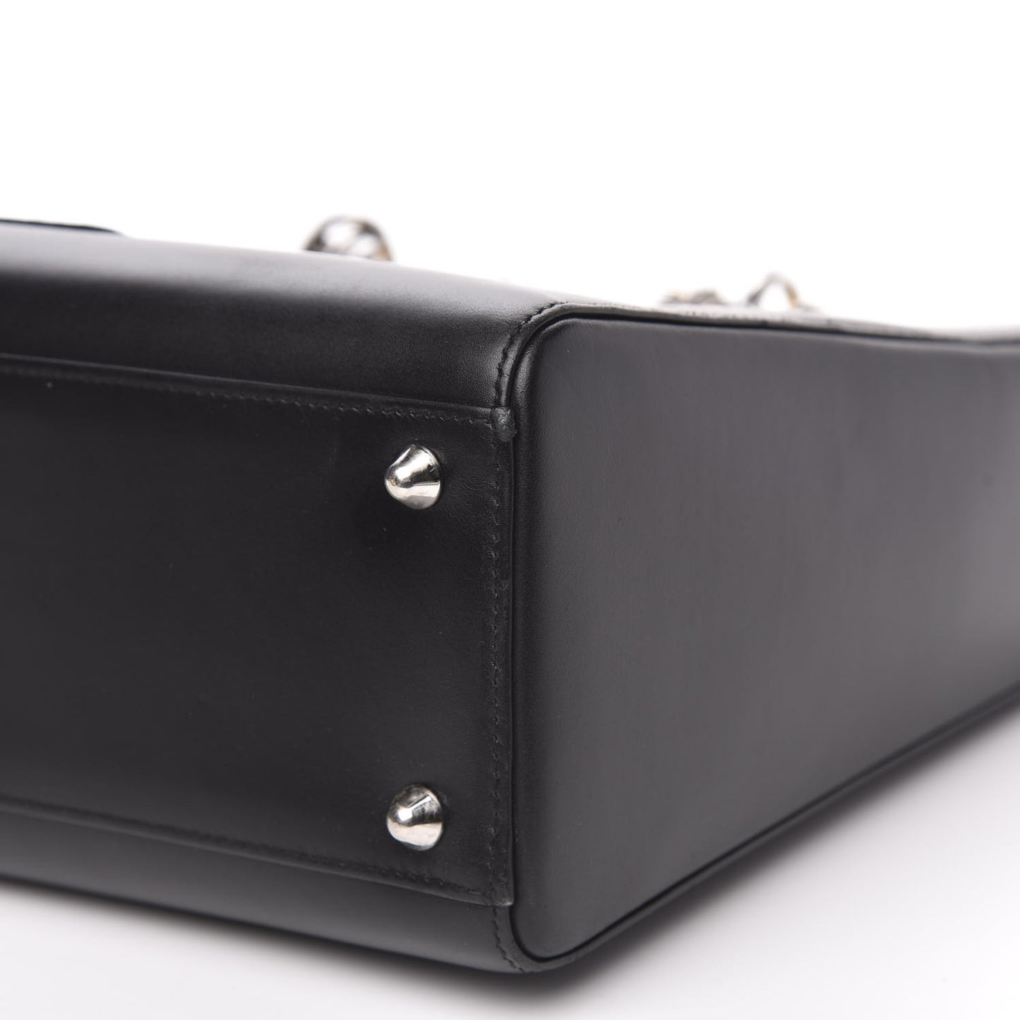 Smooth Calfskin Large Lucky Badges Lady Dior Black