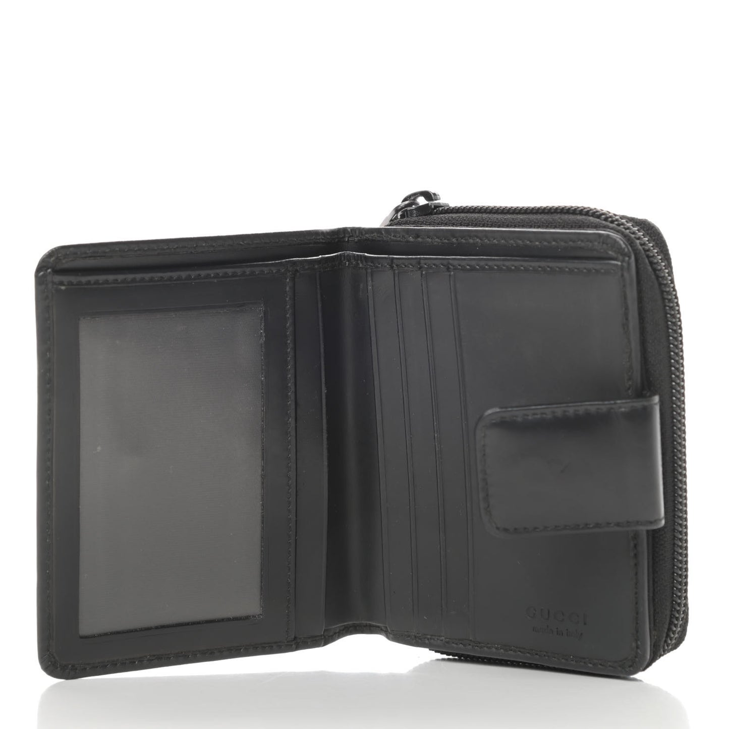 Monogram Zip Around Coin Wallet Black