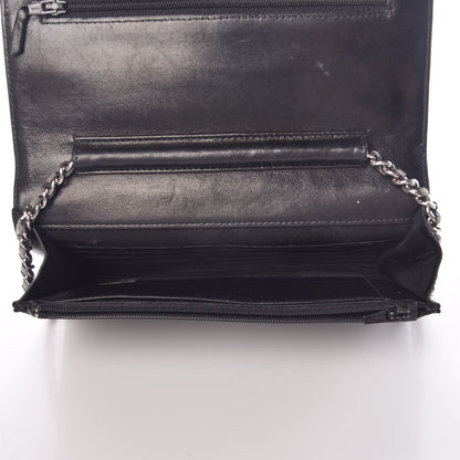 Chanel Caviar Timeless CC Wallet On Chain WOC Black 7 of 18