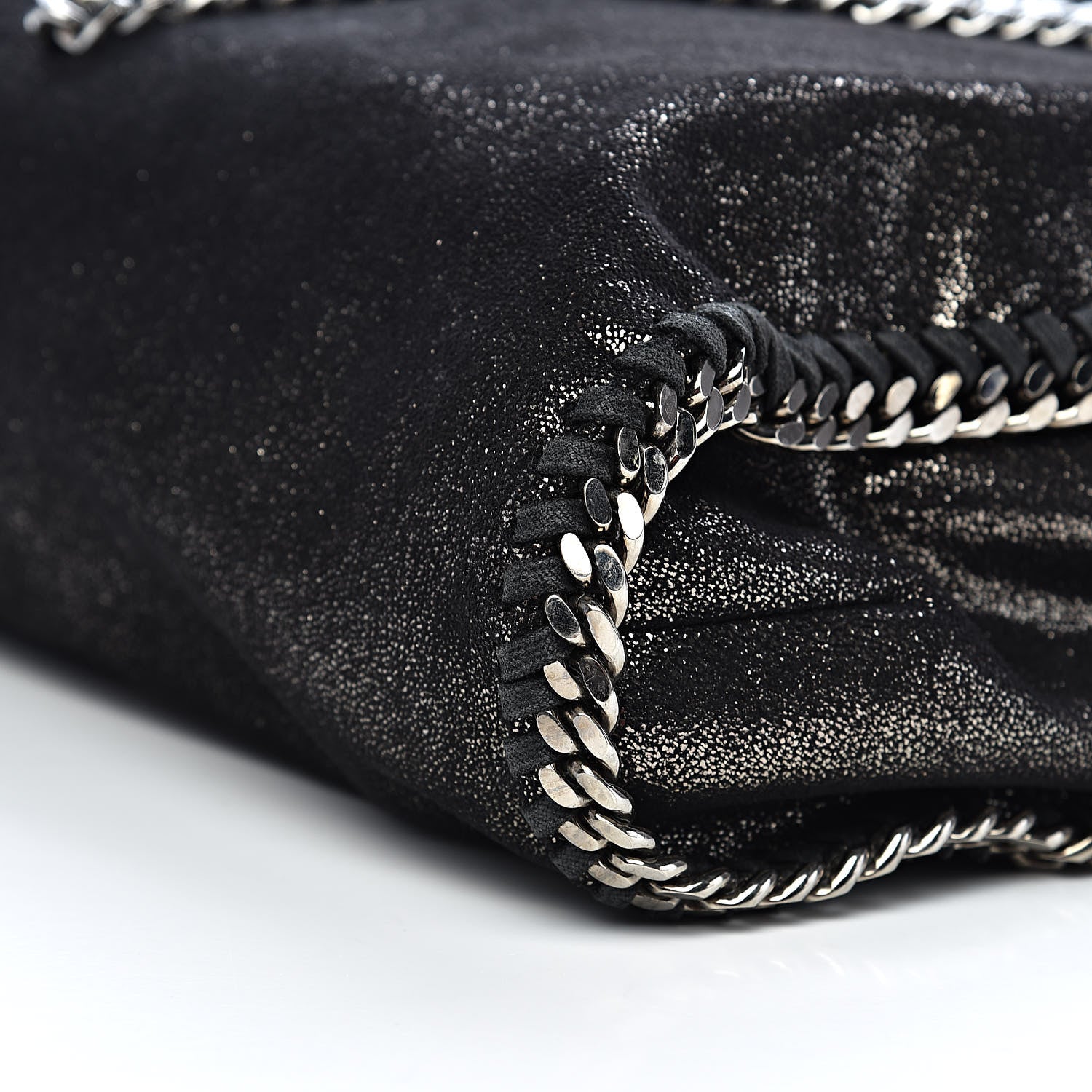 Stella McCartney Shaggy Deer Big Falabella Tote Ruthenium 8 of 9