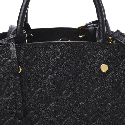 Louis Vuitton Empreinte Montaigne BB Black 9 of 10