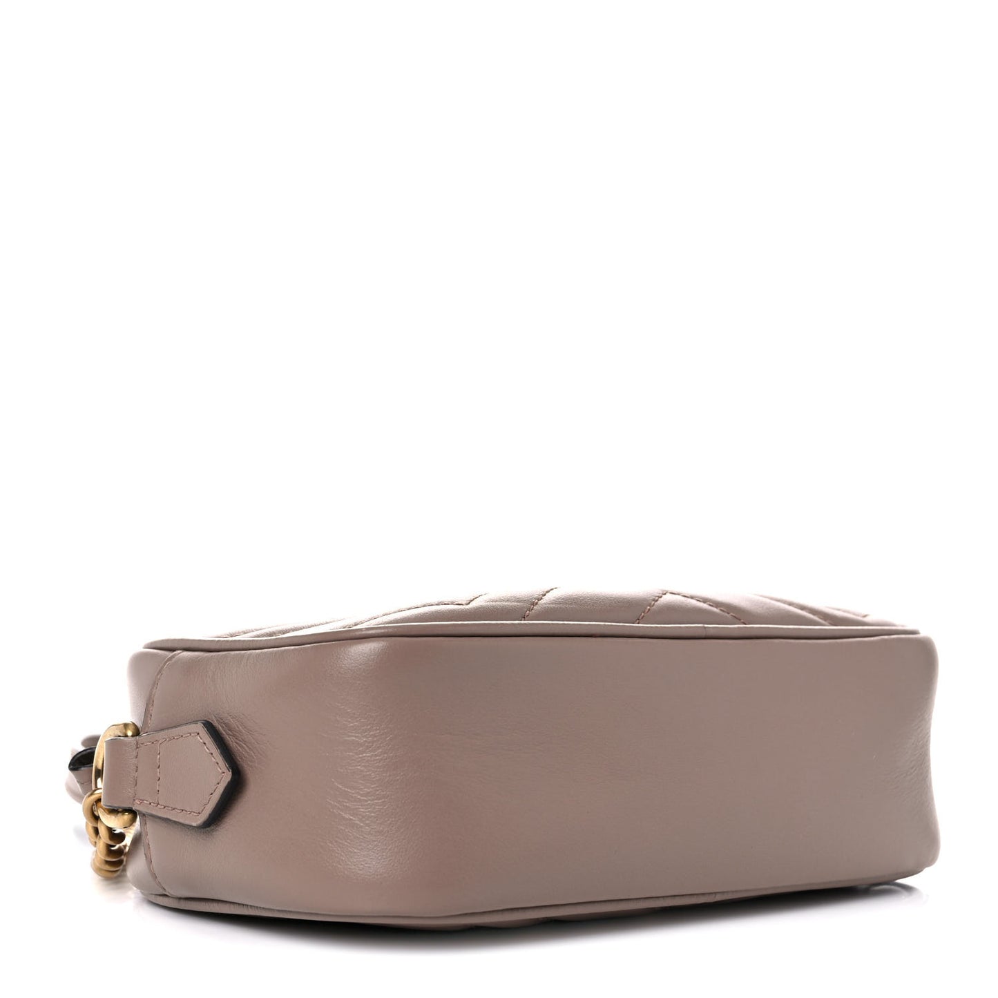 Calfskin Matelasse Mini GG Marmont Chain Shoulder Bag Porcelain Rose