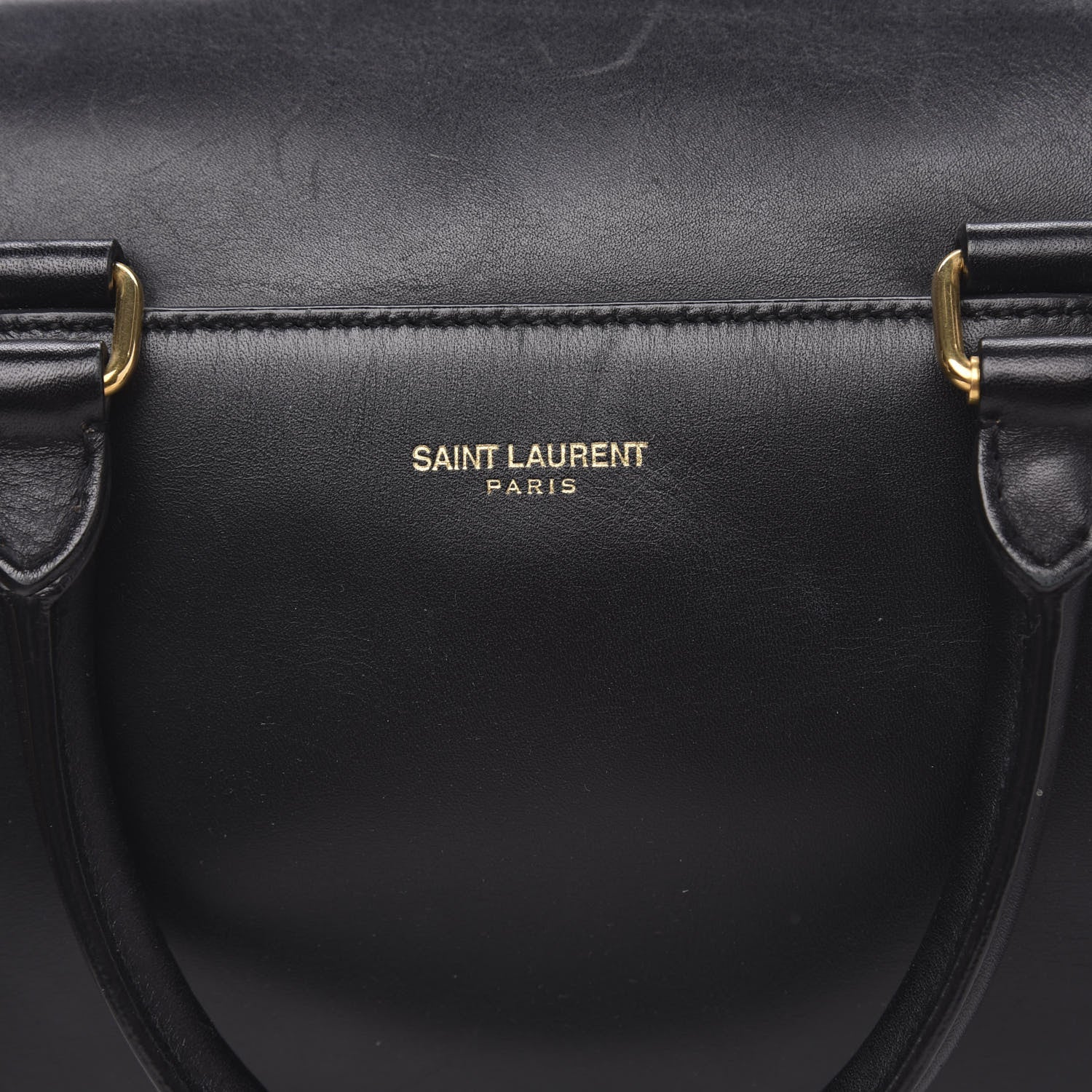 Saint Laurent Calfskin Classic Baby Duffle Black 7 of 11