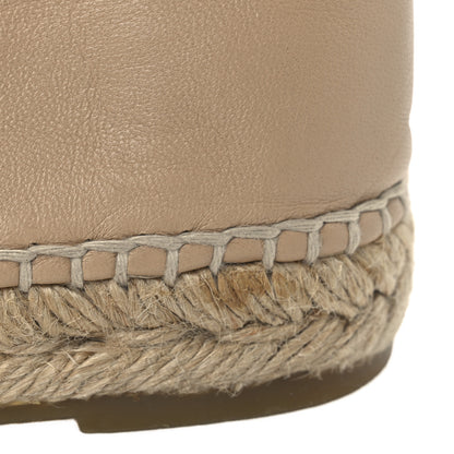 Chanel Lambskin CC Espadrilles 39 Beige Black 11 of 15