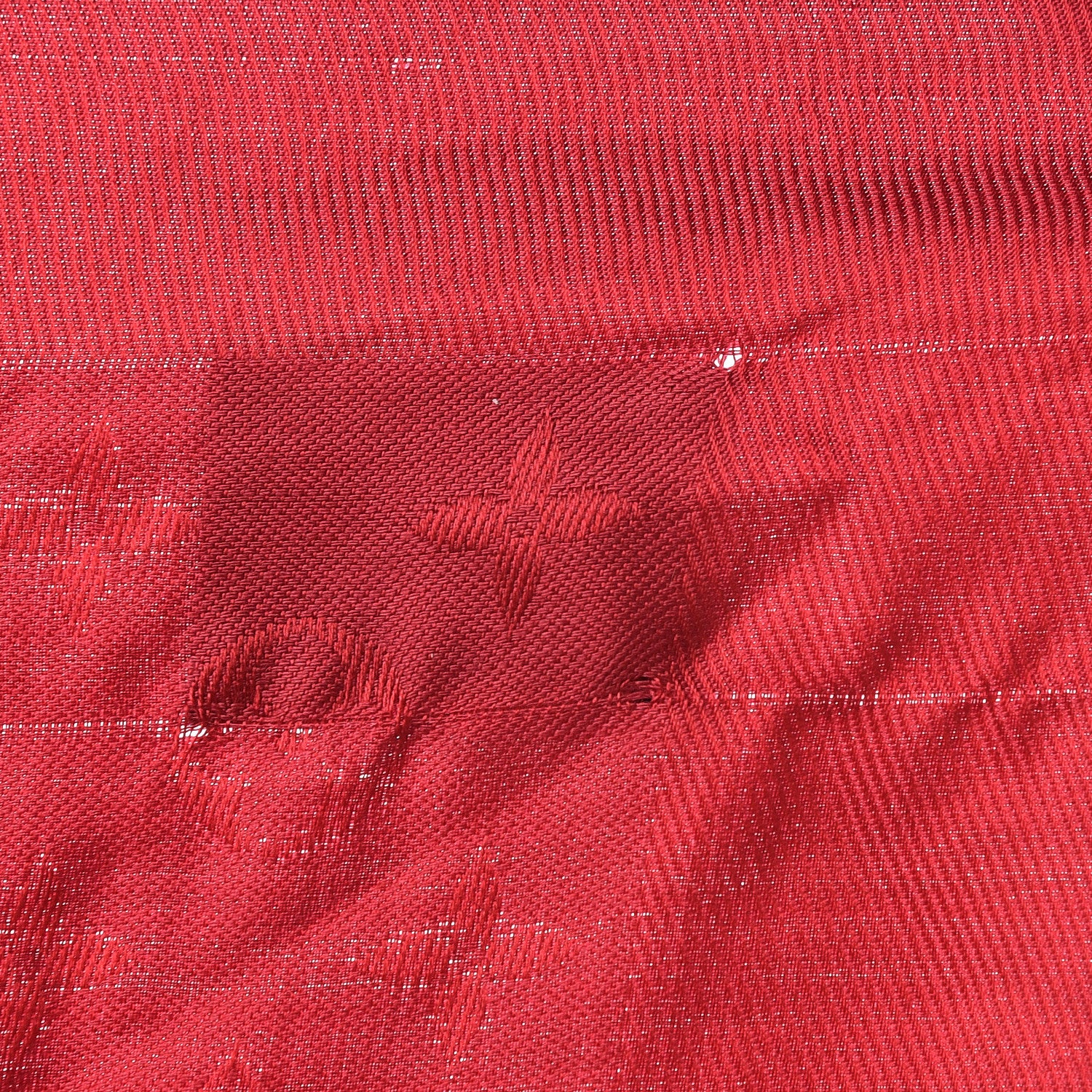 Louis Vuitton Silk Wool Monogram Shawl Pomme D'Amour 12 of 13