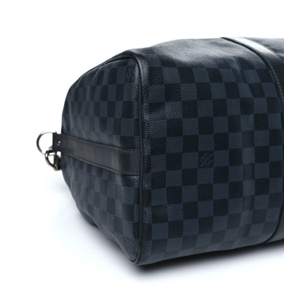 Louis Vuitton Damier Cobalt Keepall Bandouliere 45 7 of 12