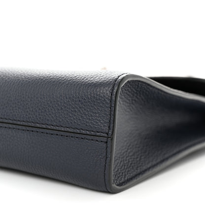 Mulberry Natural Grain Calfskin Antony Messenger Crossbody Navy 9 of 9