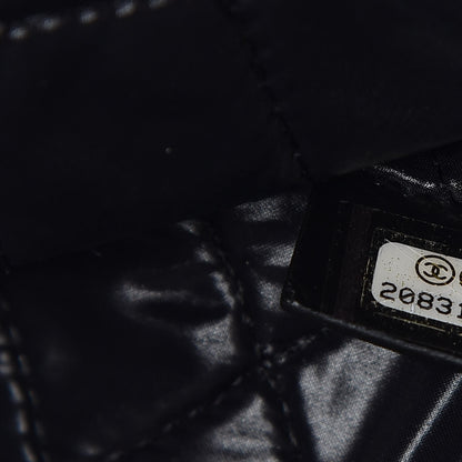 Chanel Calfskin Medium Je Ne Suis Pas En Solde Pouch Clutch Black 7 of 7