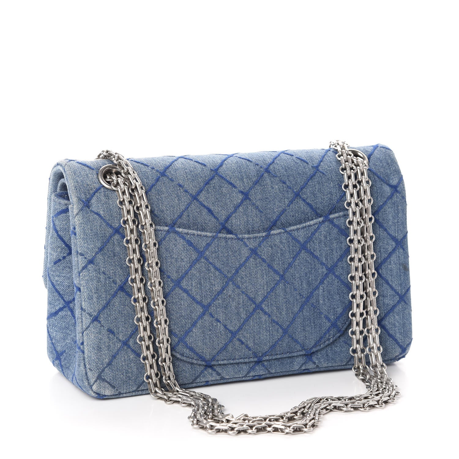 Chanel Denim 2.55 Reissue 225 Flap Blue 3 of 10