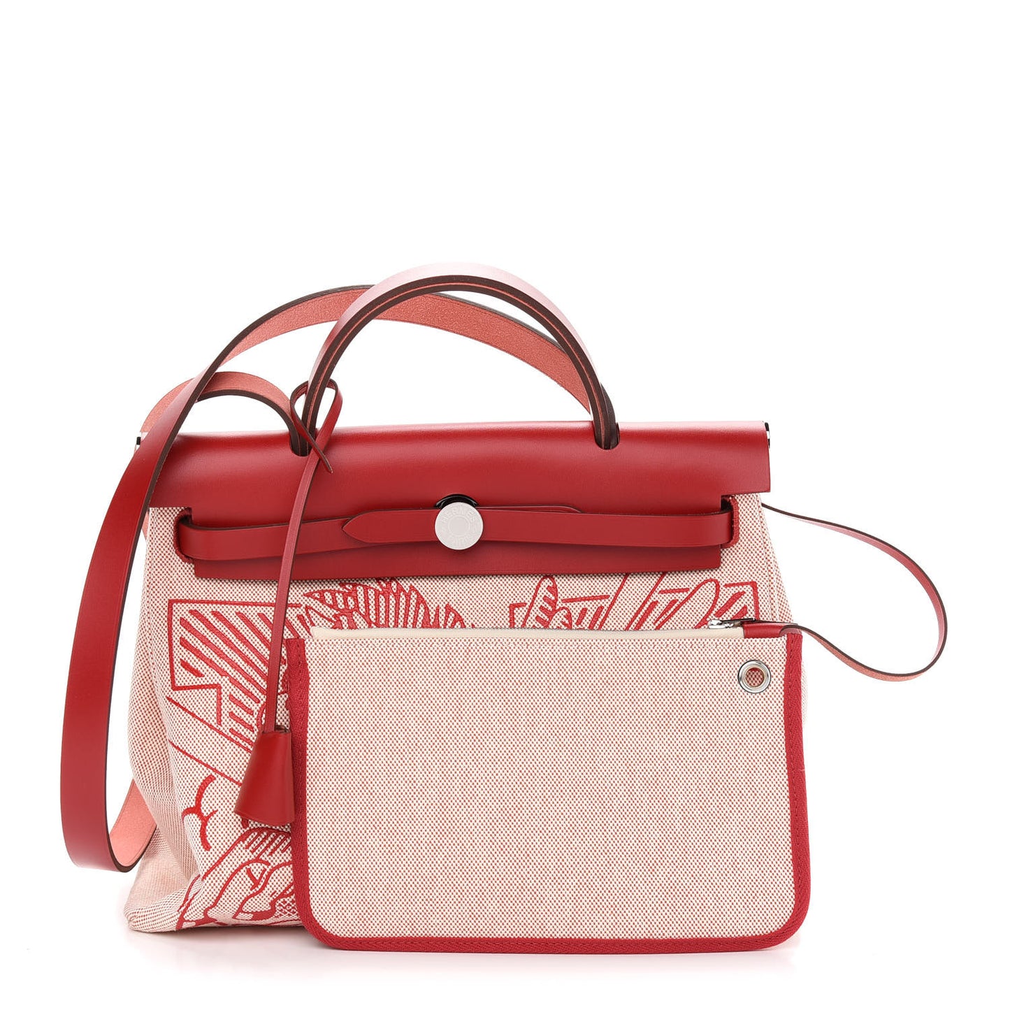Vache Hunter Toile Pegase Pop Herbag Zip Retourne 31 PM Rouge Piment