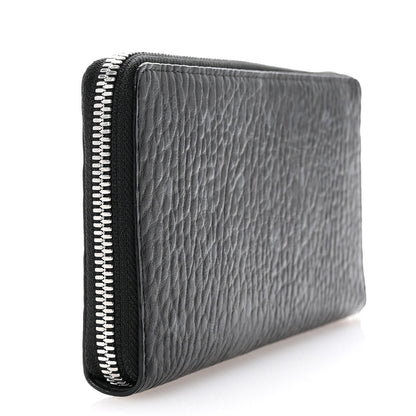 MCM Visetos Large Zip Around Wallet Black 3 of 6