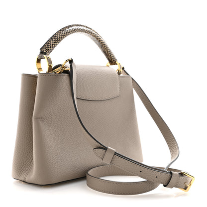 Louis Vuitton Taurillon Ayers Capucines BB Galet 3 of 13