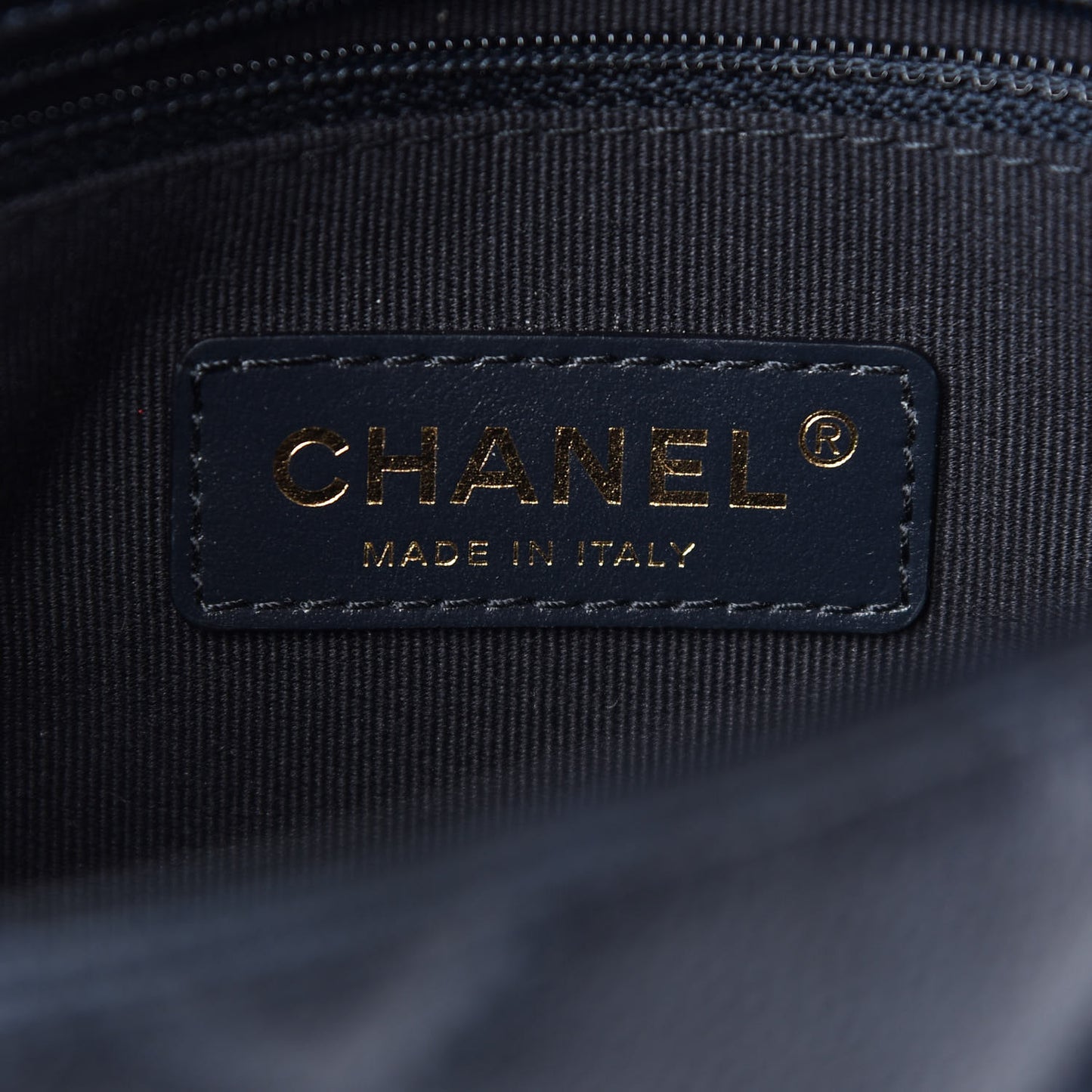 Iridescent Caviar Quilted Mini My Perfect Flap Black