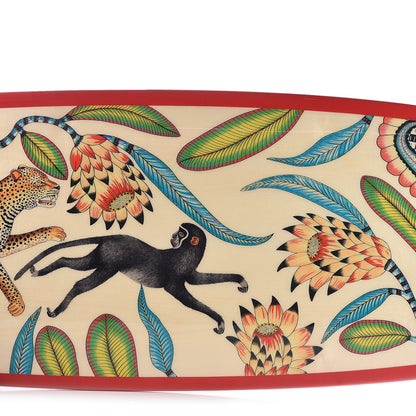 Hermes Resin Savana Dance Surfboard Rouge Vif Jaune 5 of 10