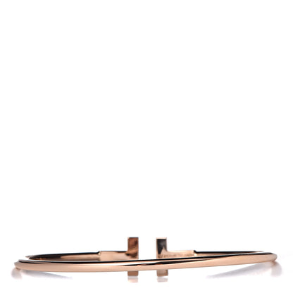 Tiffany 18K Rose Gold T Wire Bracelet 3 of 4