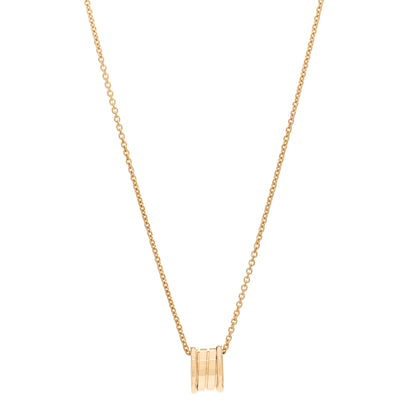 Bulgari 18K Yellow Gold B.Zero1 Pendant Necklace 1 of 4
