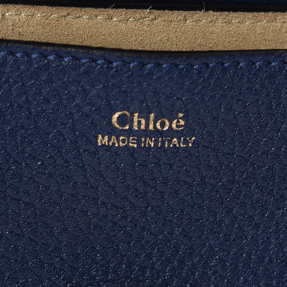 Chloe Grained Lambskin Mini Drew Shoulder Bag Royal Navy 7 of 11