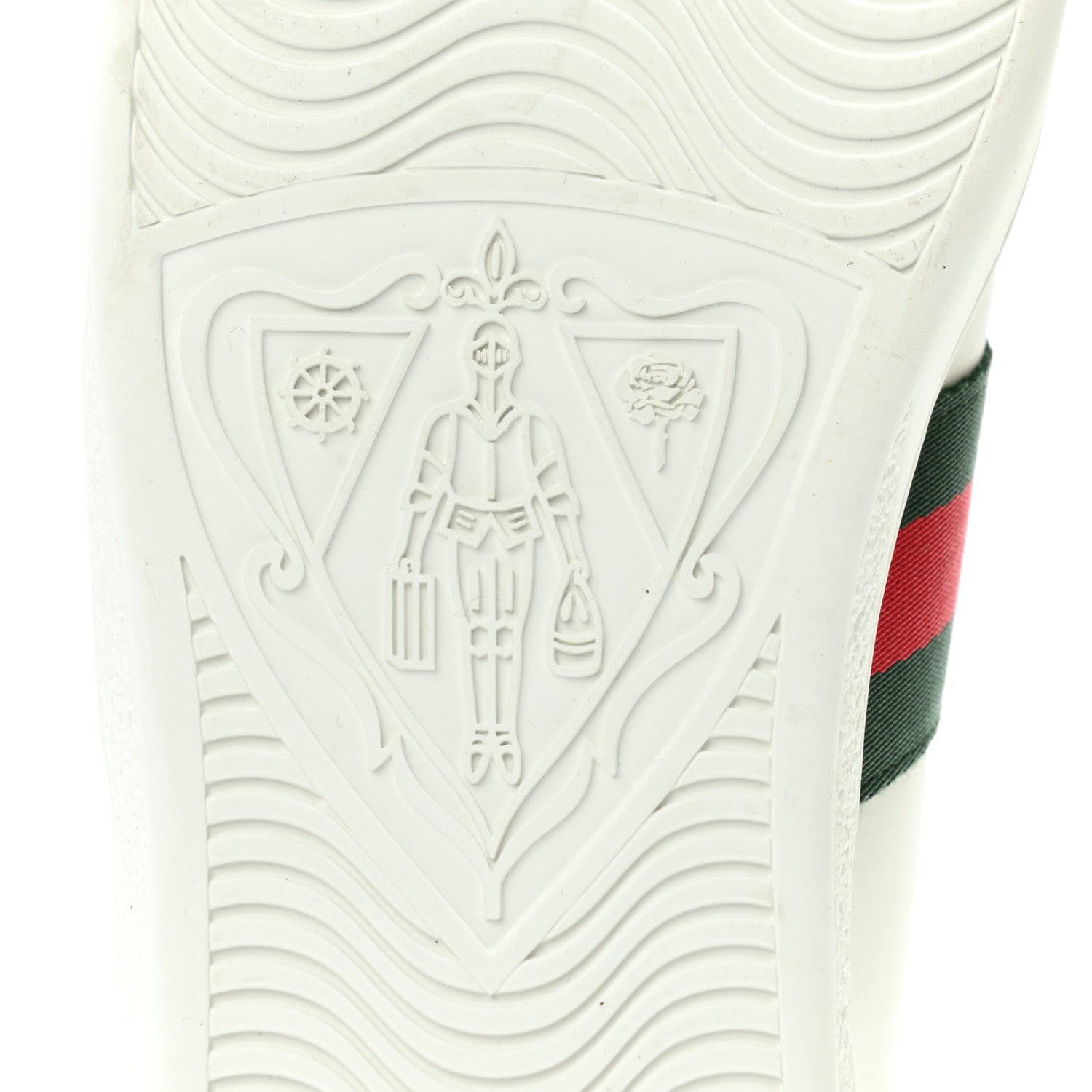 Gucci X DISNEY Calfskin Miro Soft Web Donald Duck Womens Ace Sneakers 38.5 White New Shamarock 6 of 9