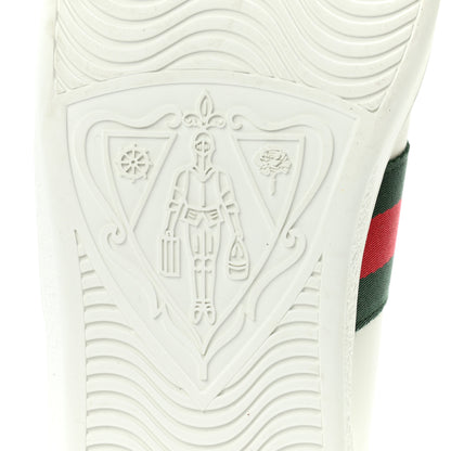 Gucci X DISNEY Calfskin Miro Soft Web Donald Duck Womens Ace Sneakers 38.5 White New Shamarock 6 of 9