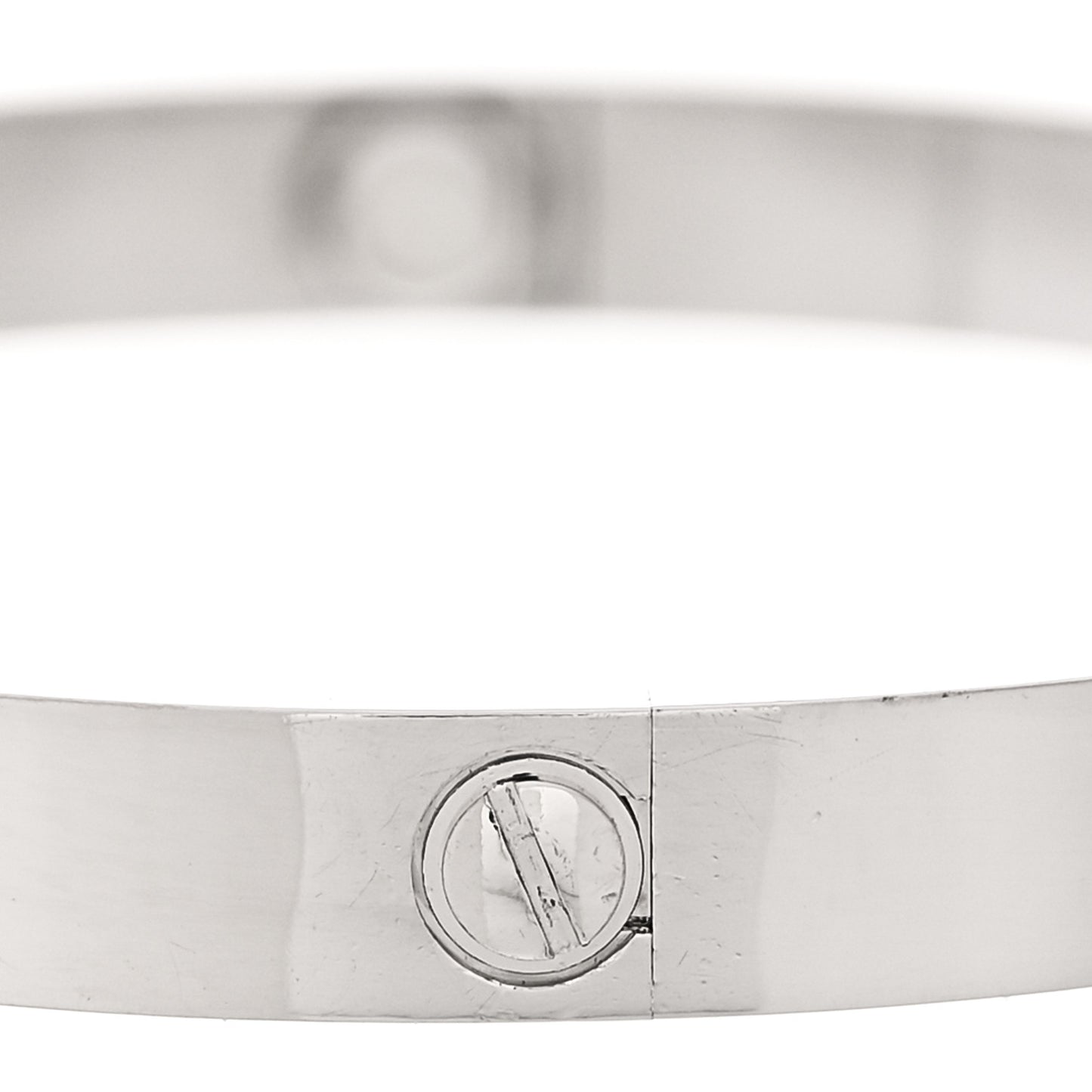 18K White Gold LOVE Bracelet 18