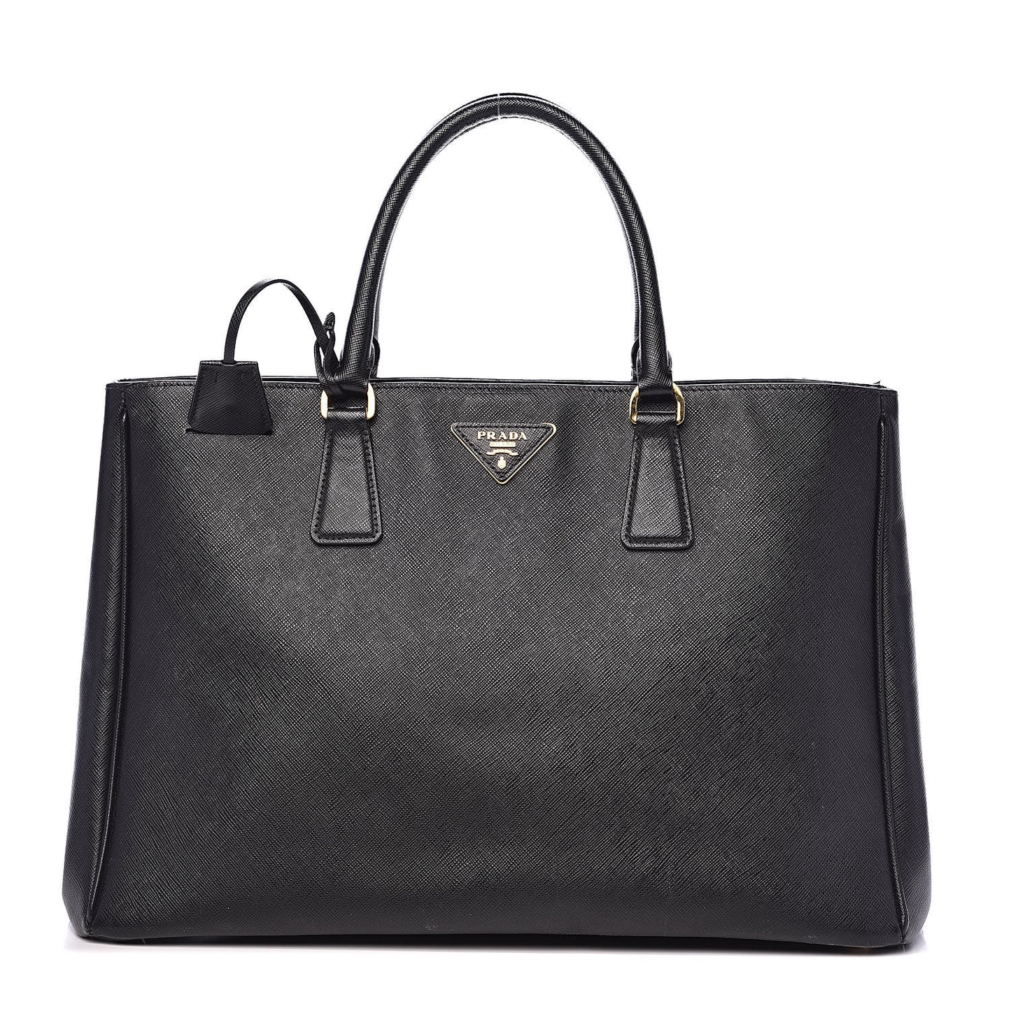 Saffiano Lux Large Tote Black