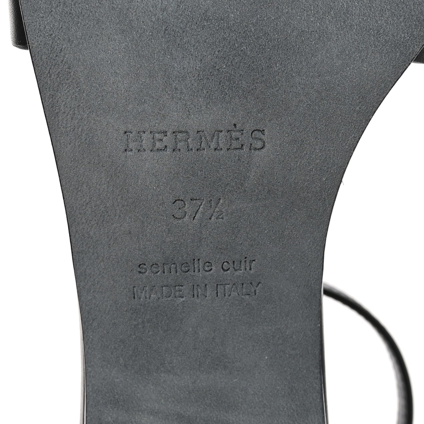 Calfskin Encens 50 Sandals 37.5 Black