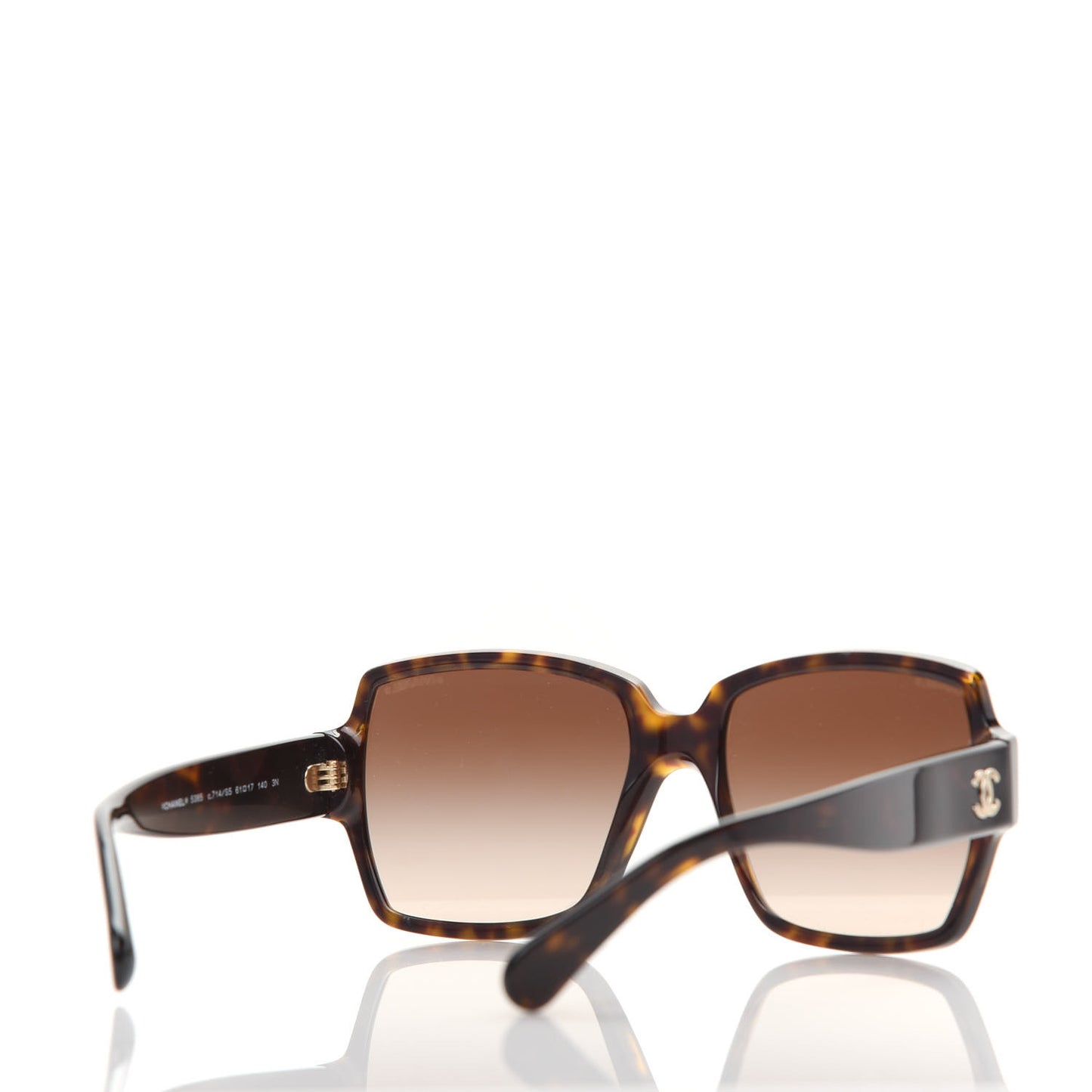 Acetate Square CC Sunglasses 5385 Tortoise