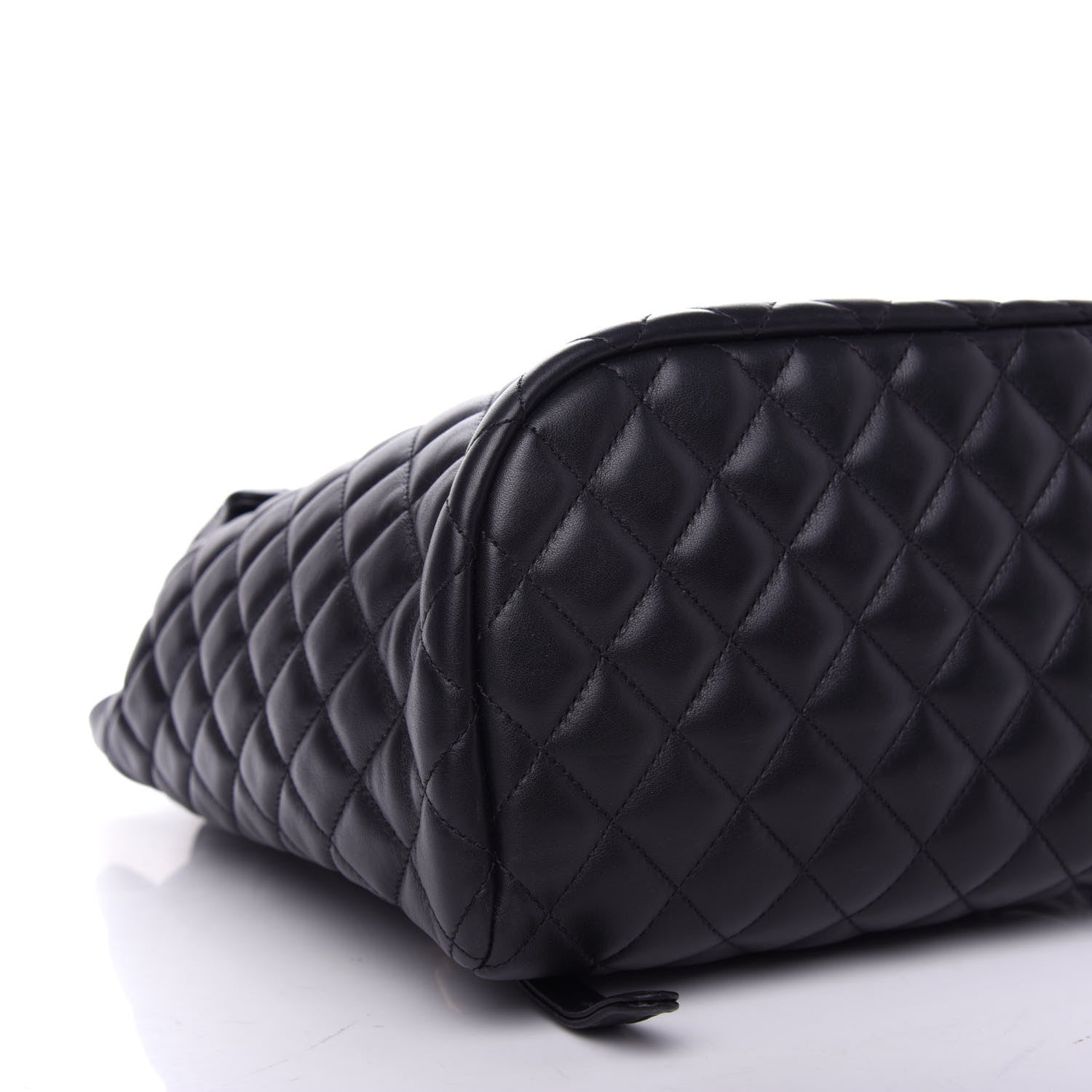 Chanel Calfskin Quilted Large Urban Spirit Backpack Black 7 of 9