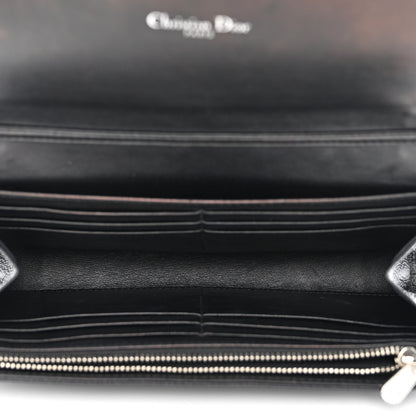 Christian Dior Grained Calfskin Diorama Croisiere Chain Wallet Black 5 of 13