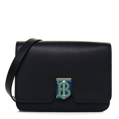 Burberry Grained Calfskin Medium TB Bag Black 1 of 9