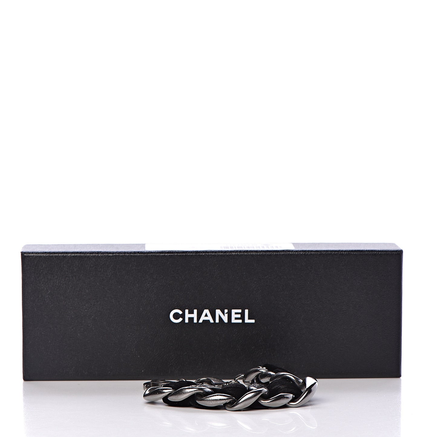 Velvet CC Chain Bracelet Black Ruthenium