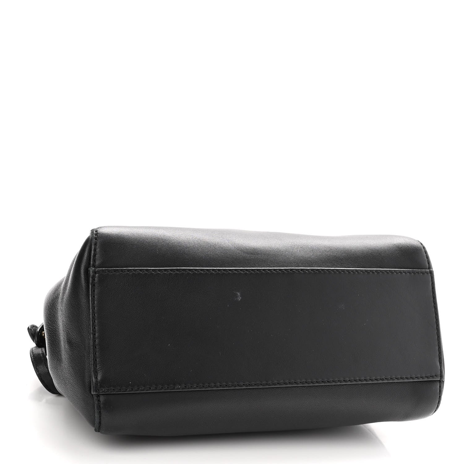 Fendi Nappa Mini Peekaboo Iconic Satchel Black 4 of 9