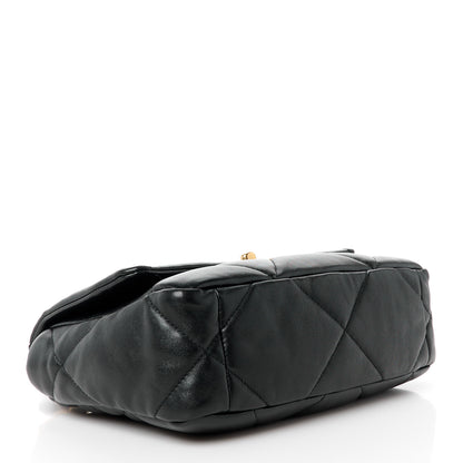 Chanel Lambskin Quilted Medium Chanel 19 Flap Black 4 of 12