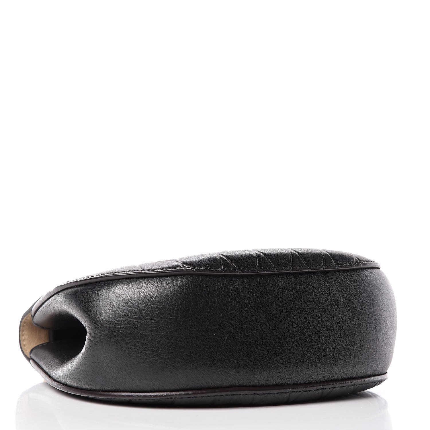 Chloe Calfskin Diamond Embossed Drew Shoulder Bag Black 4 of 10