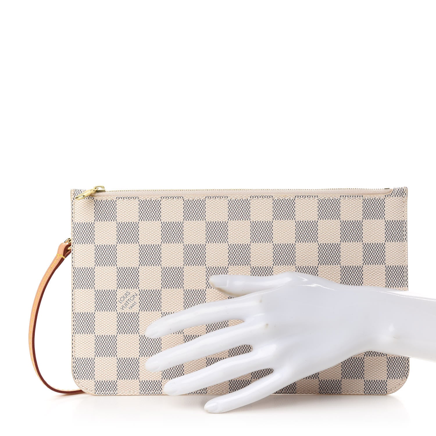Louis Vuitton Damier Azur Neverfull MM GM Pochette 2 of 7