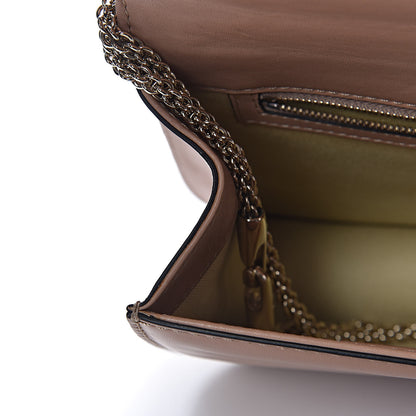 Valentino Garavani Vitello Medium Glam Lock Rockstud Flap Soft Noisette 14 of 17