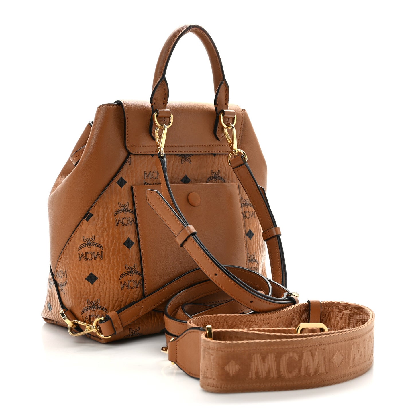 Visetos Small Essential Backpack Cognac