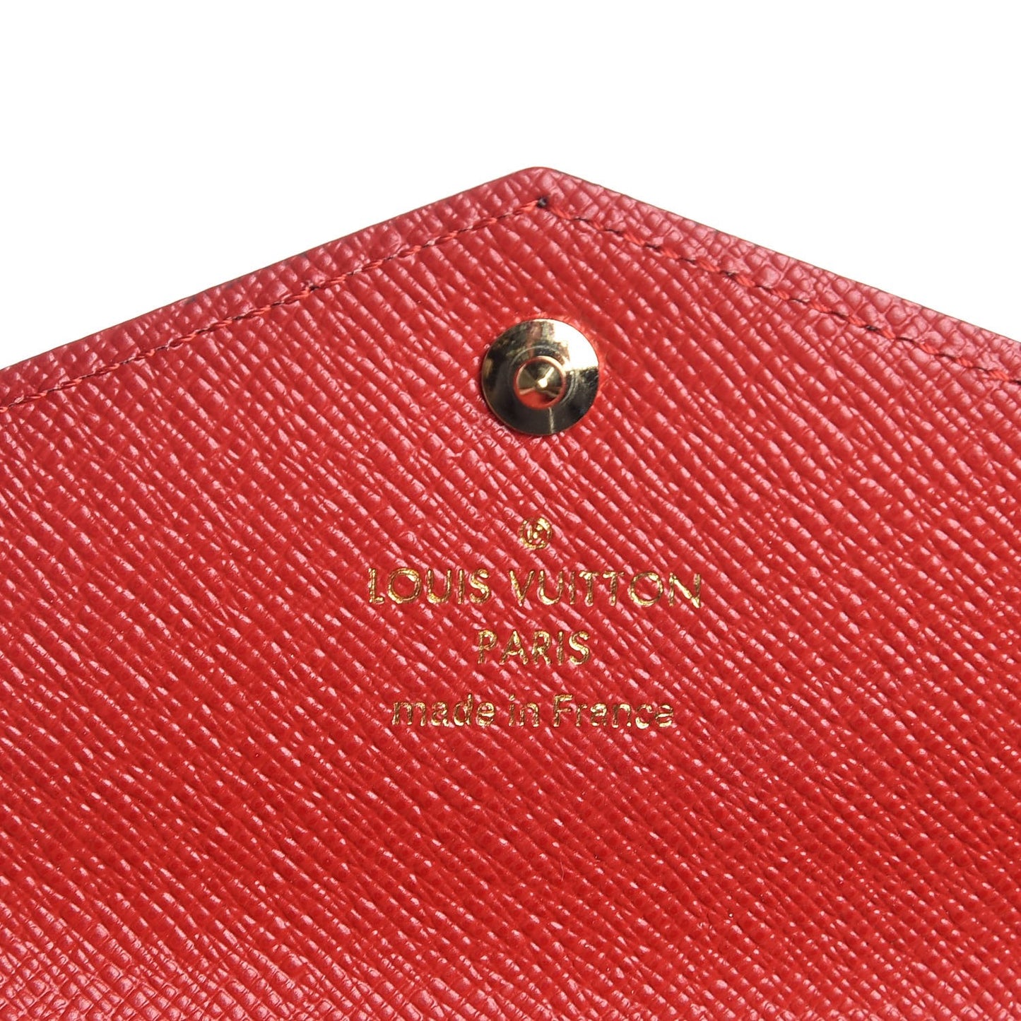 Monogram Daily Organizer Envelope Insert Red