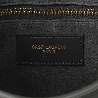 Saint Laurent Smooth Calfskin Le 5 A 7 Hobo Storm 5 of 10
