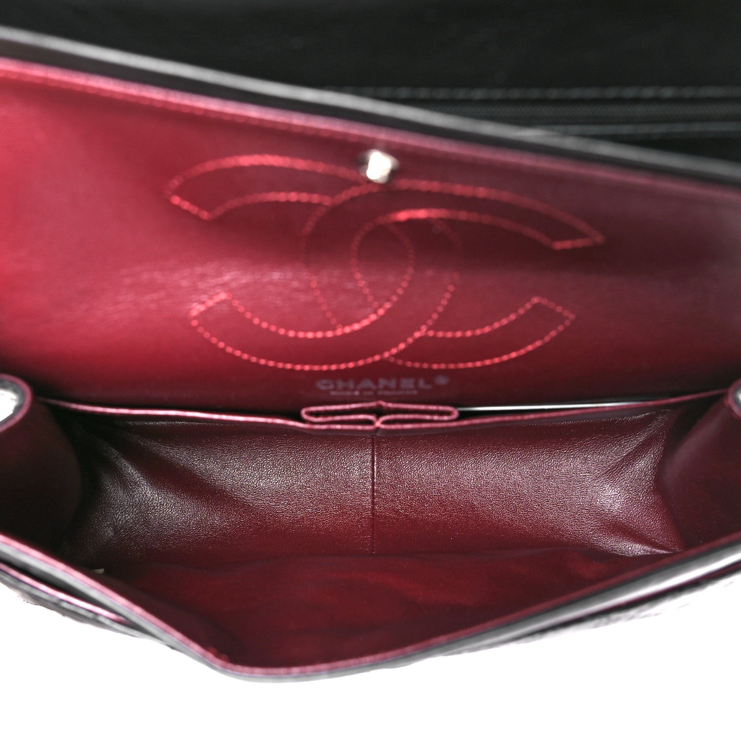 Aged Calfskin Quilted 2.55 Reissue 226 Flap Black