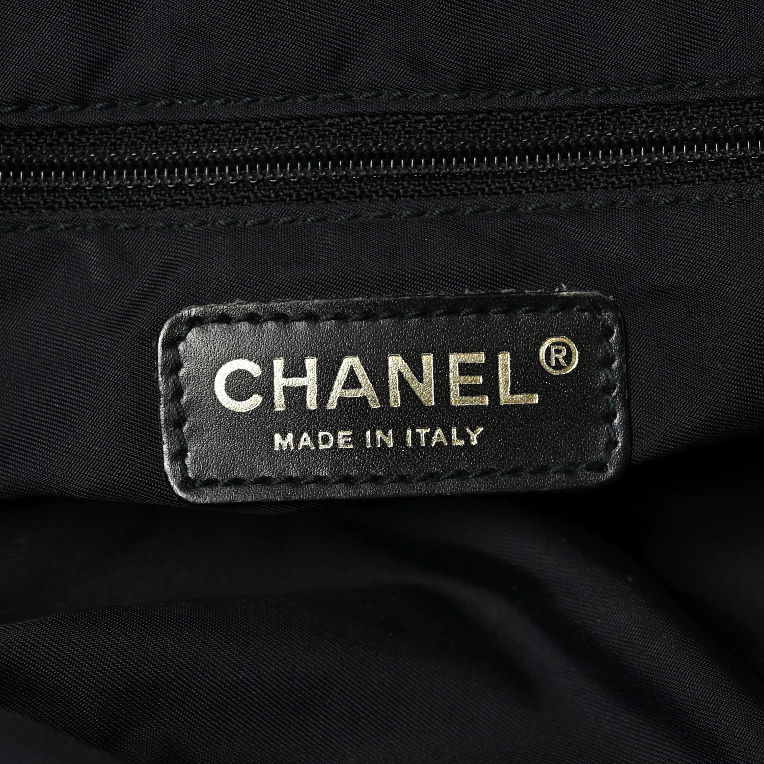 Chanel Nylon Travel Bowler Black 6 of 10