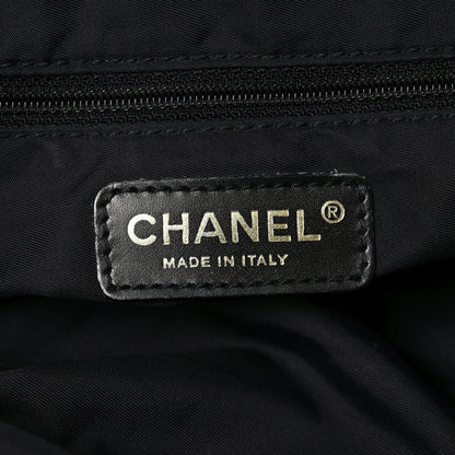 Chanel Nylon Travel Bowler Black 6 of 10